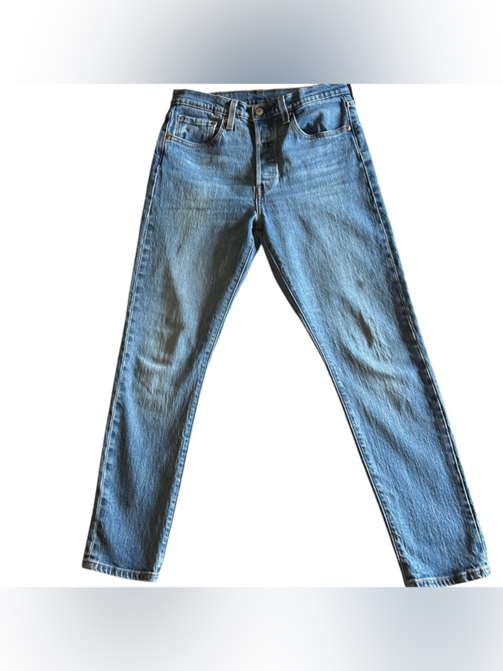 Levi’s Premium 501 Skinny Jeans Women’s W28 High Rise Medium Wash Denim